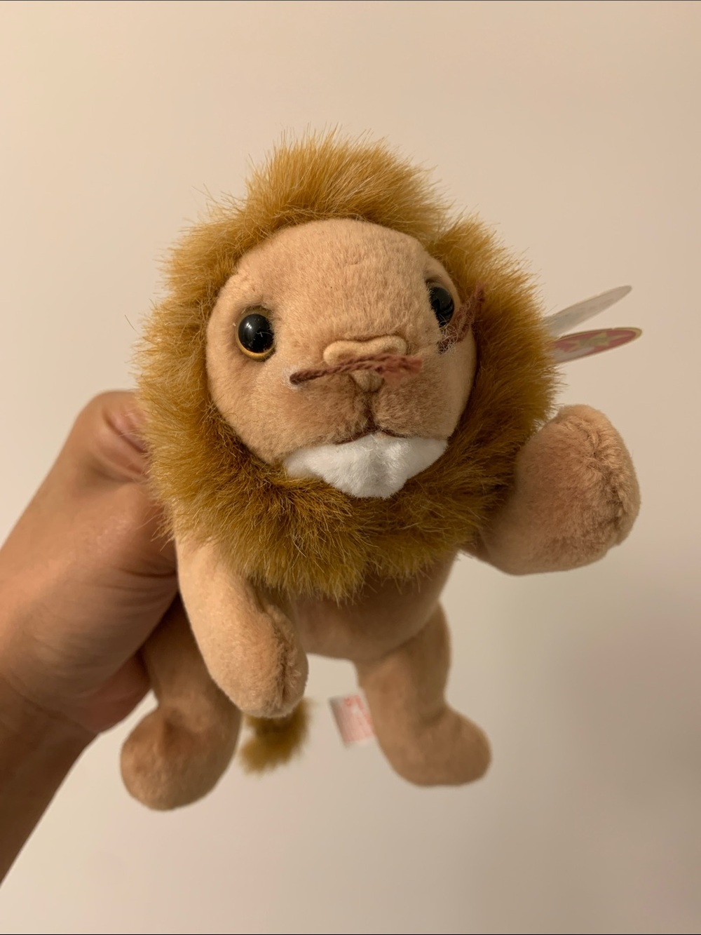 Roary the lion, beanie baby. - Picture 3 of 5